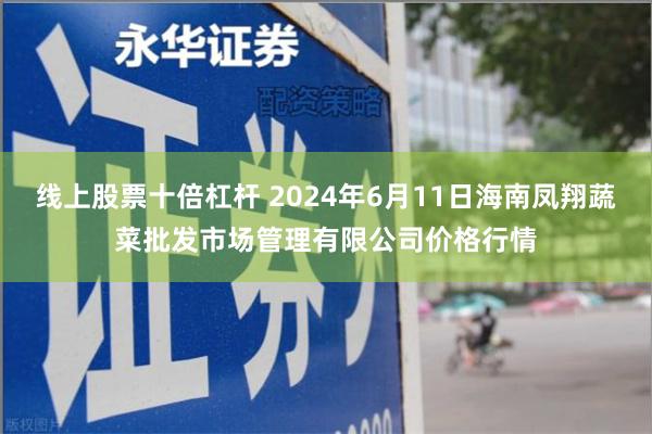 线上股票十倍杠杆 2024年6月11日海南凤翔蔬菜批发市场管理有限公司价格行情