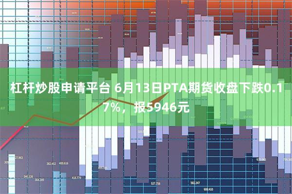 杠杆炒股申请平台 6月13日PTA期货收盘下跌0.17%，报5946元
