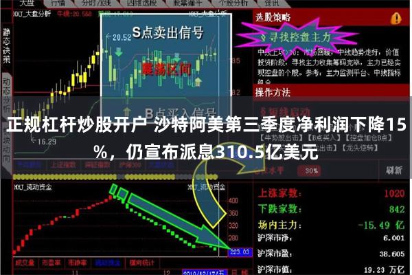 正规杠杆炒股开户 沙特阿美第三季度净利润下降15%，仍宣布派息310.5亿美元