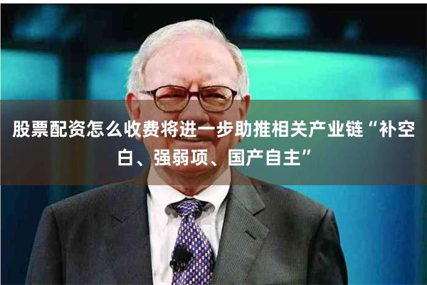股票配资怎么收费将进一步助推相关产业链“补空白、强弱项、国产自主”