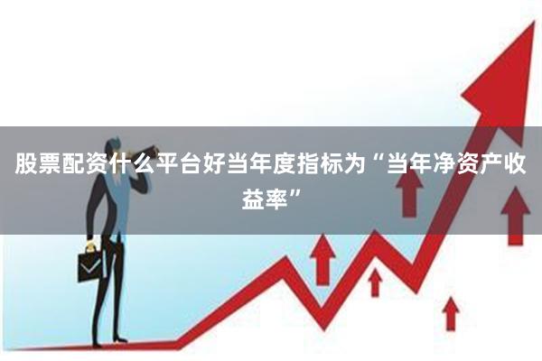股票配资什么平台好当年度指标为“当年净资产收益率”