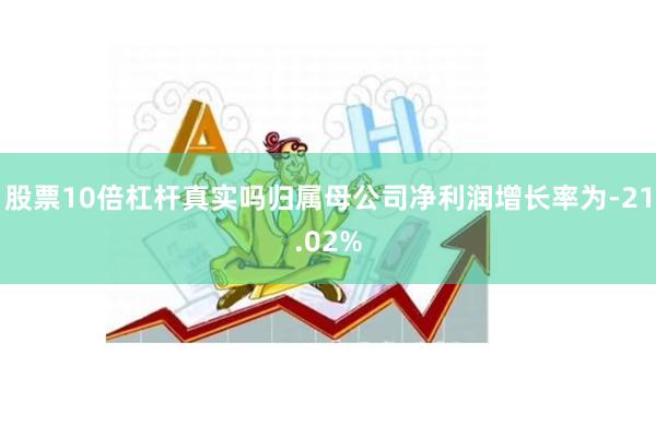 股票10倍杠杆真实吗归属母公司净利润增长率为-21.02%